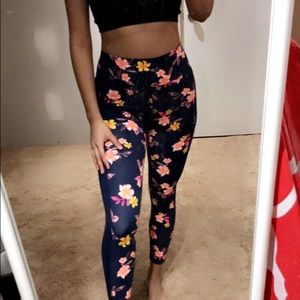 pink victoria secret leggings